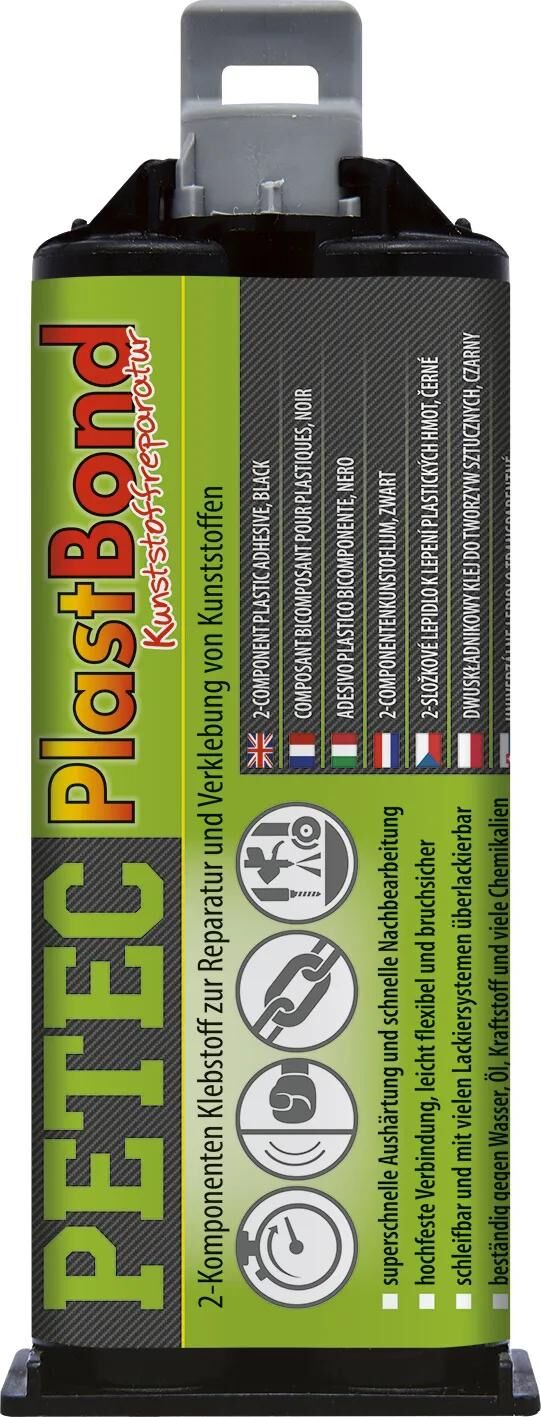 Colle Petec plastbond 2k adhésif plastbond 50ml double seringue