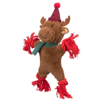 Corde en peluche de renne de Noël Trixie