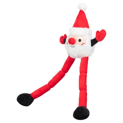 Trixie Xmas Père Noël en peluche avec de longues jambes