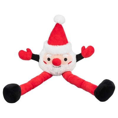 Trixie Xmas Père Noël en peluche avec de longues jambes