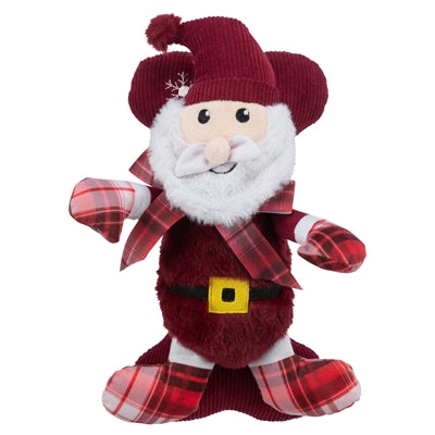 Trixie coffret cadeau de Noël os avec tissu en peluche Père Noël