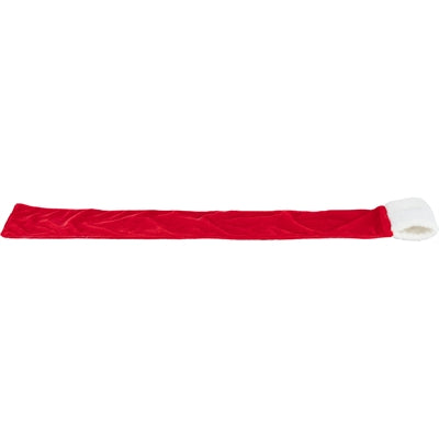 Trixie Écharpe de Noël aspect velours rouge blanc