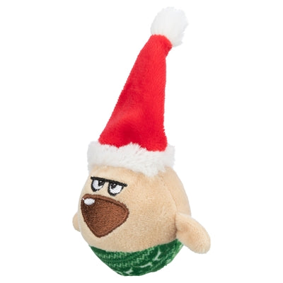 Peluche boule hochet gnome de Noël Trixie