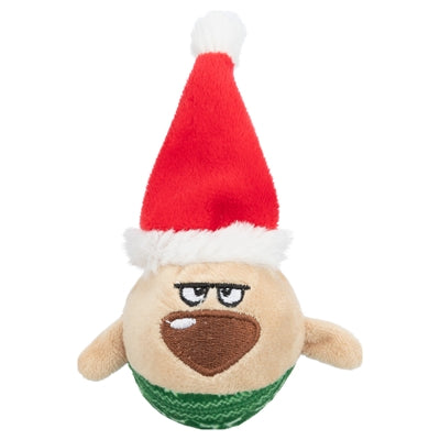 Peluche boule hochet gnome de Noël Trixie