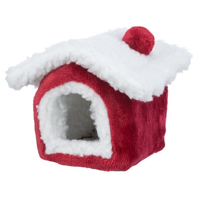 Trixie Xmas peluche souris des cavernes hamster rouge blanc