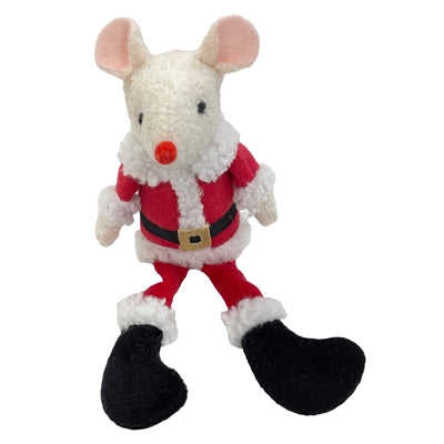 Souris du Père Noël pour animaux de compagnie heureux