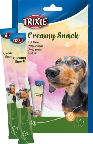 Trixie snack crémeux poulet sans gluten