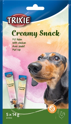 Trixie snack crémeux poulet sans gluten