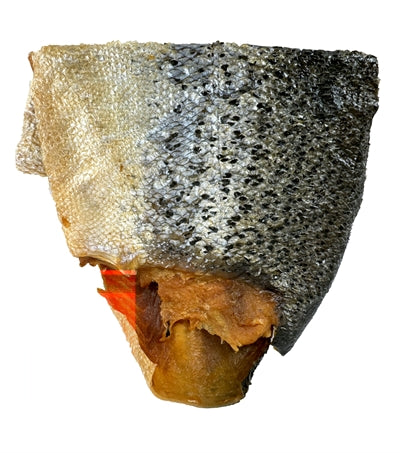 Peau de saumon fumé de Fred