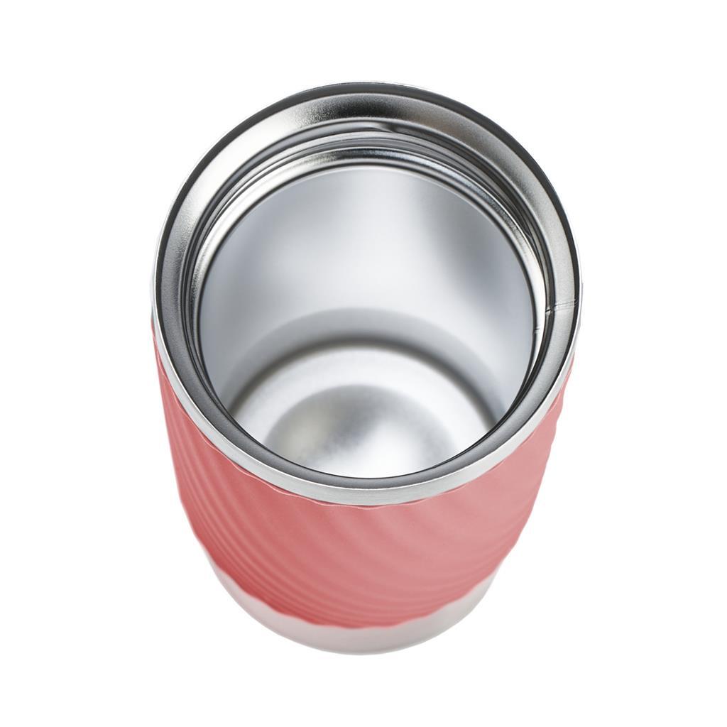 Tefal mug de voyage tasse isotherme easytwist 0,36l rouge corail