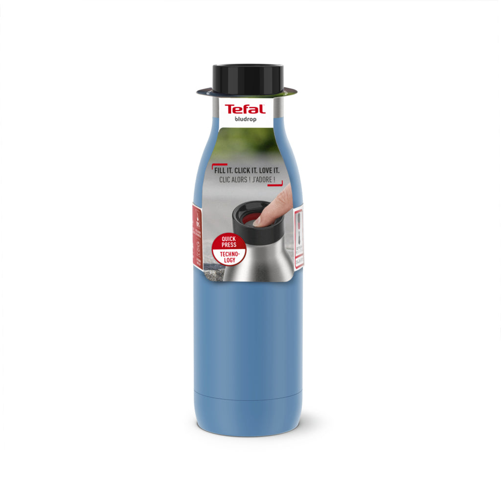Tefal n3110310 bouteille thermos bludrop basic 0,5l bleu