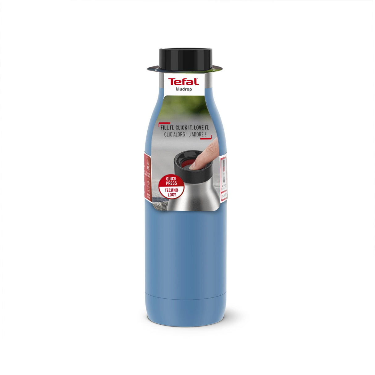 Tefal n3110310 bouteille thermos bludrop basic 0,5l bleu