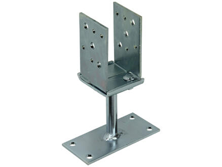 1061759 - verstelbare steun verzinkt ce 150x70x110mm | 4 stuks