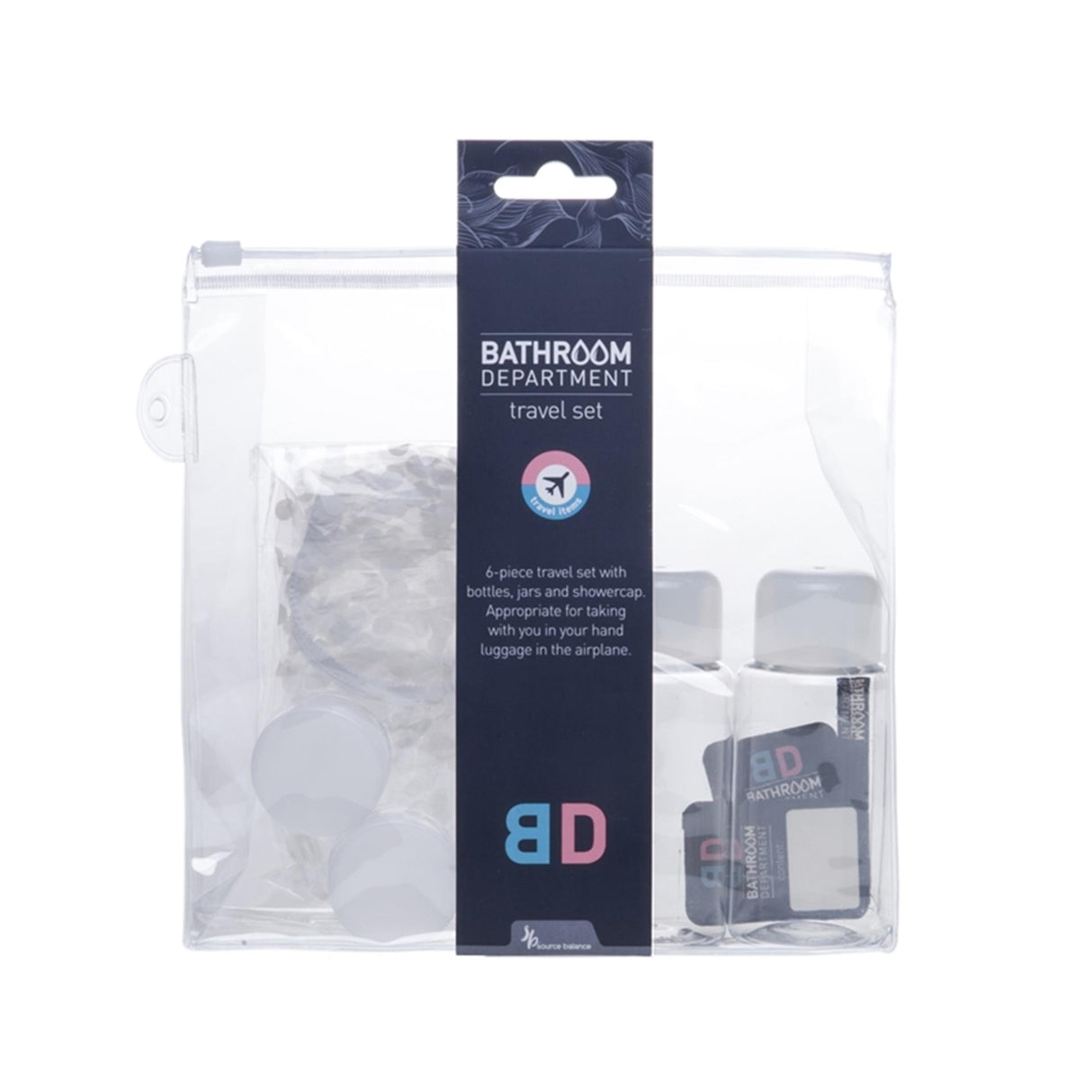 Source balance set de voyage moyen 6 pièces en étui