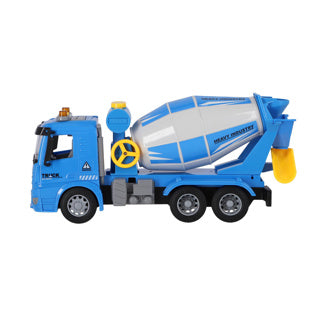 Camion malaxeur à béton avec lumière et son