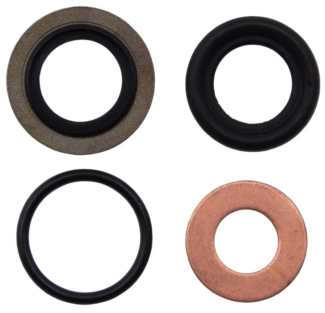 Assortiment de bagues d'étanchéité Dresselhaus, bague d'étanchéité sb-mix, sb-mix ford opel, 4 pièces. ampoule