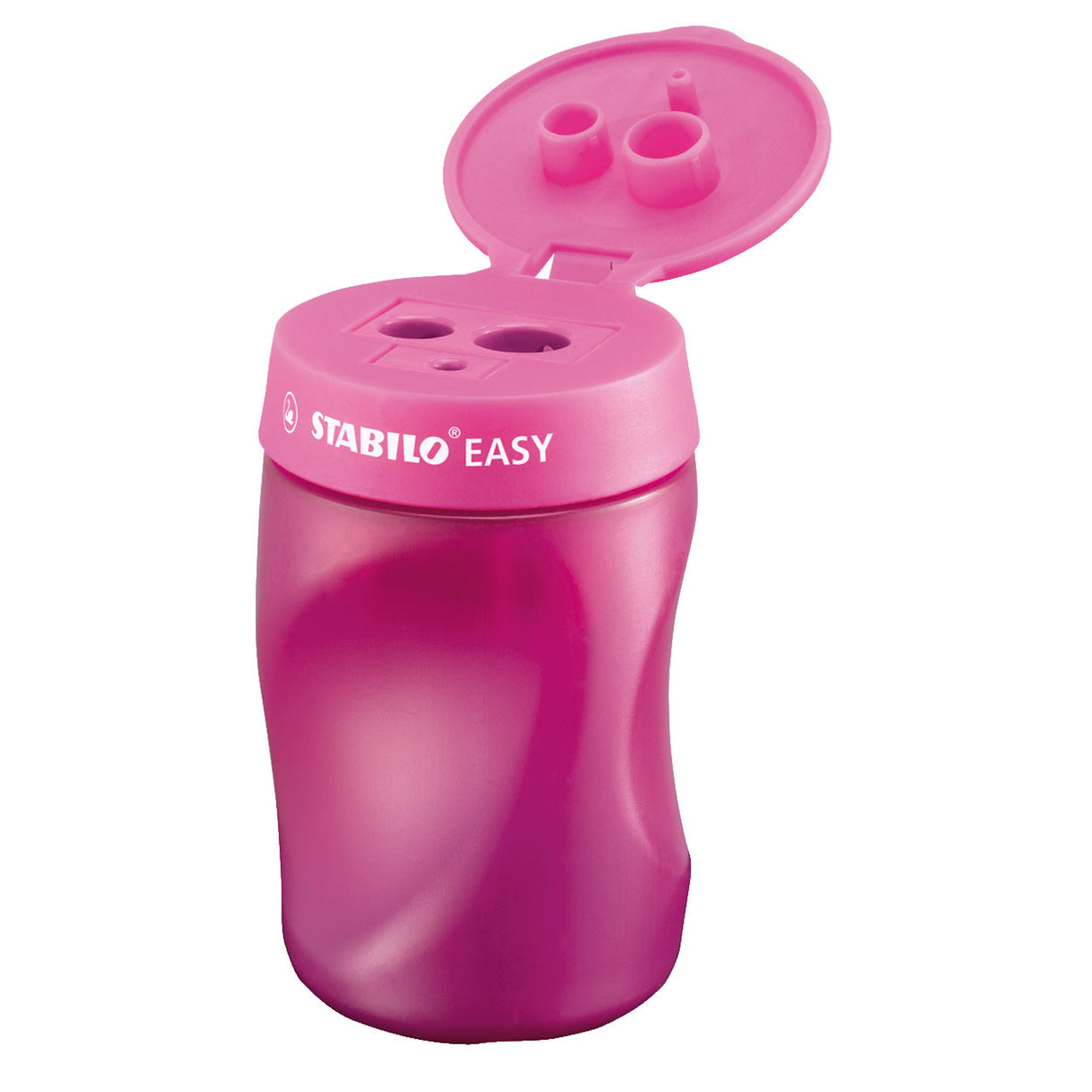Stabilo Easysharpener - 3 en 1 crayon Sharper - à droite - rose