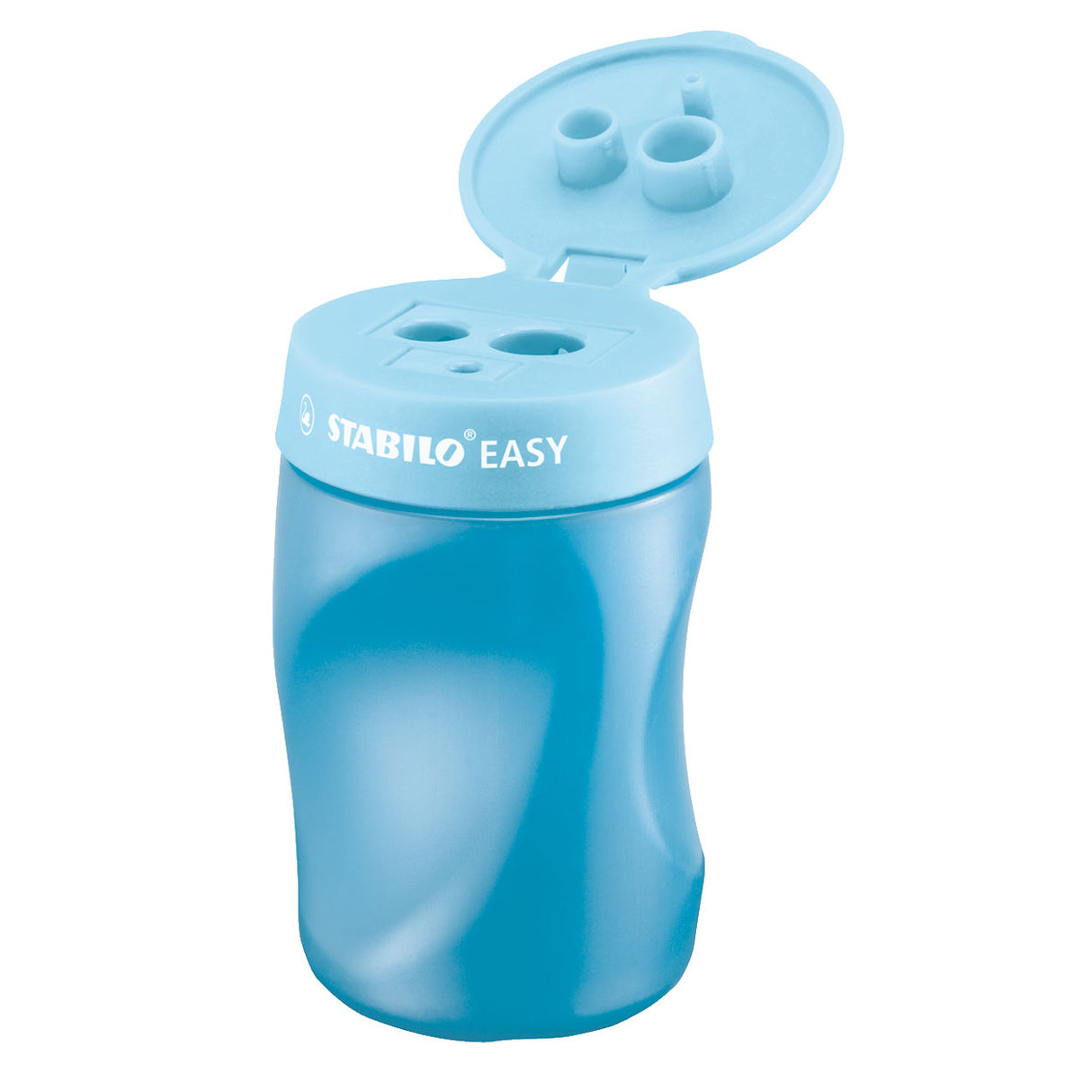 Stabilo Easysharpener - 3 en 1 crayon Sharper - Bleu à droite