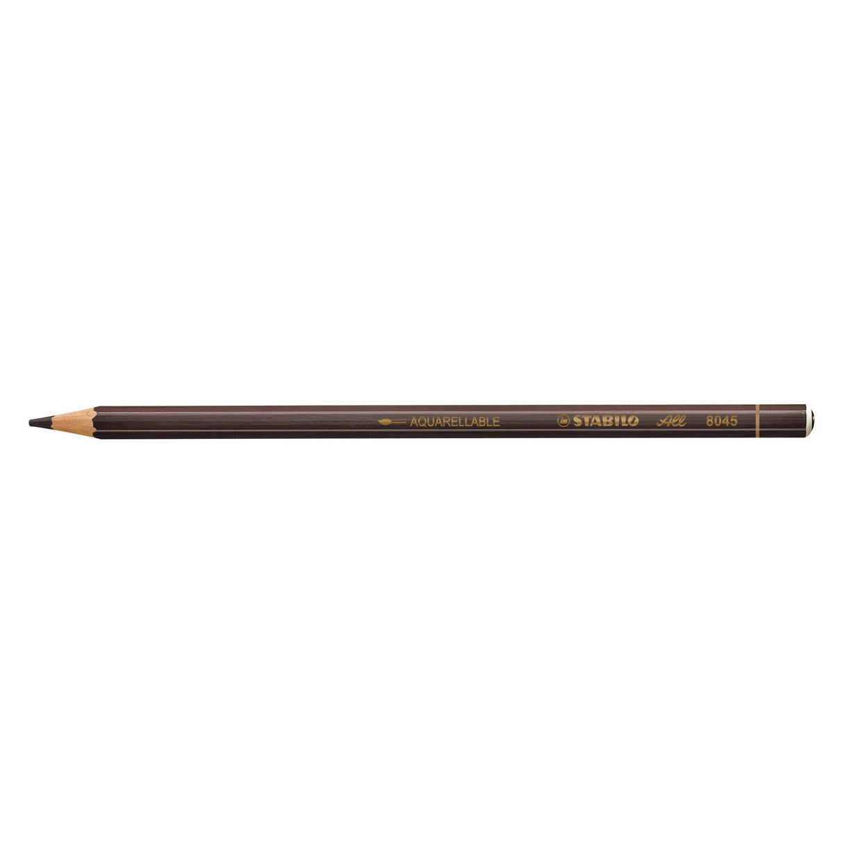 Crayon tout verre Stabilo - crayon de couleur et graphite - marron
