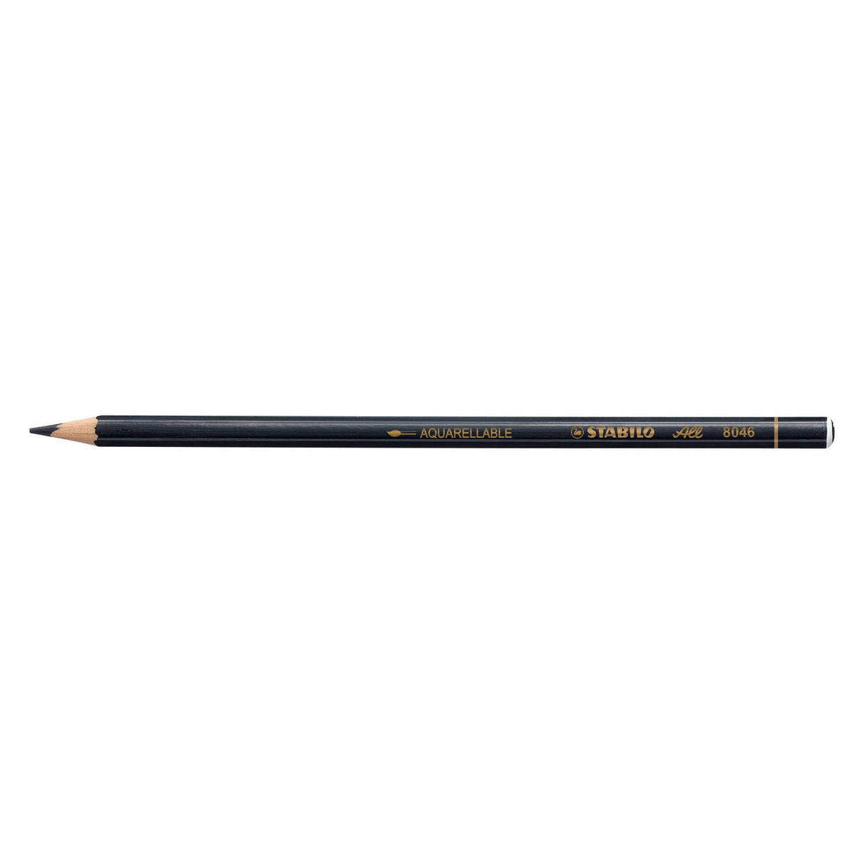 Crayon Stabilo tout verre - crayon de couleur et graphite - noir