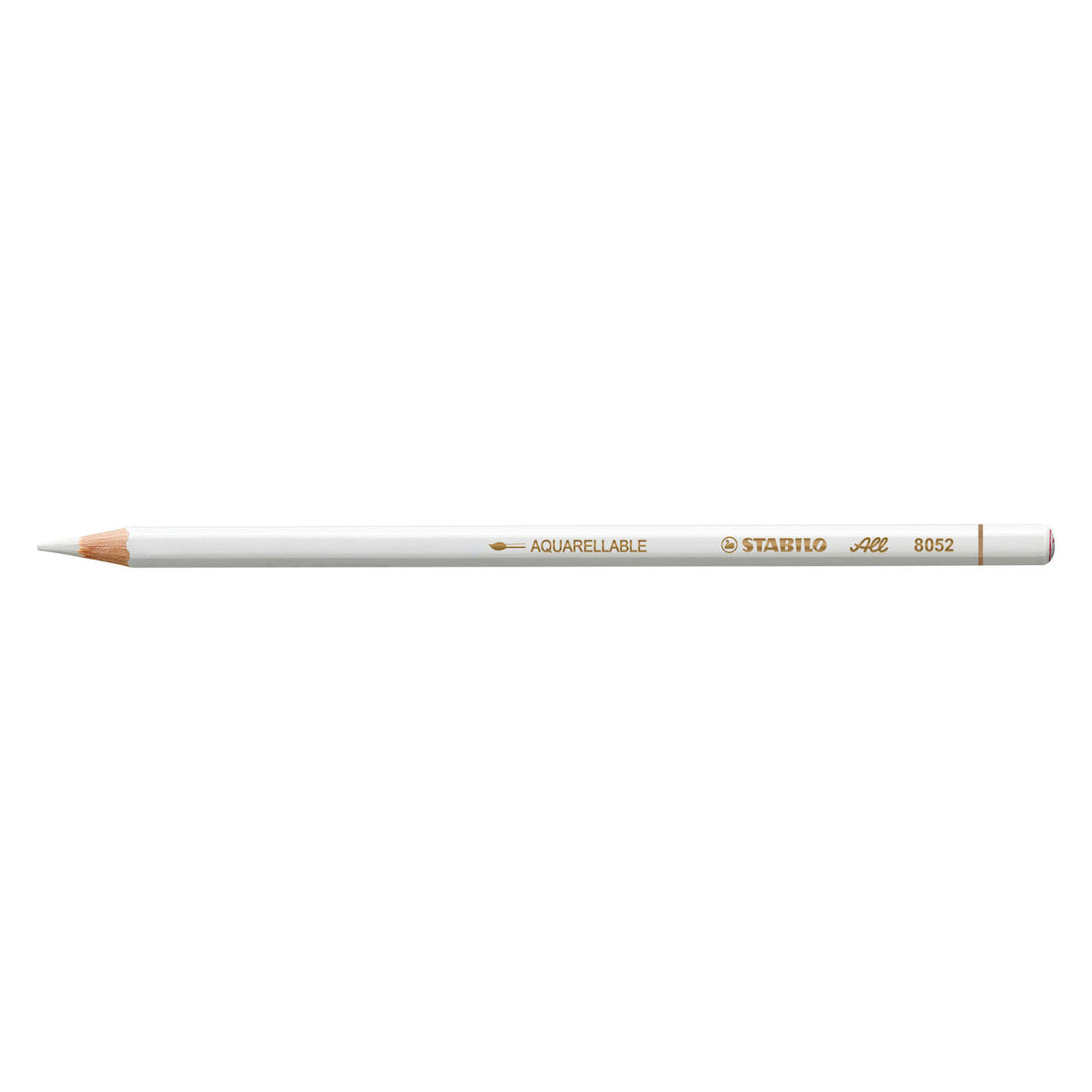 Crayon Stabilo tout verre - crayon de couleur et graphite - blanc