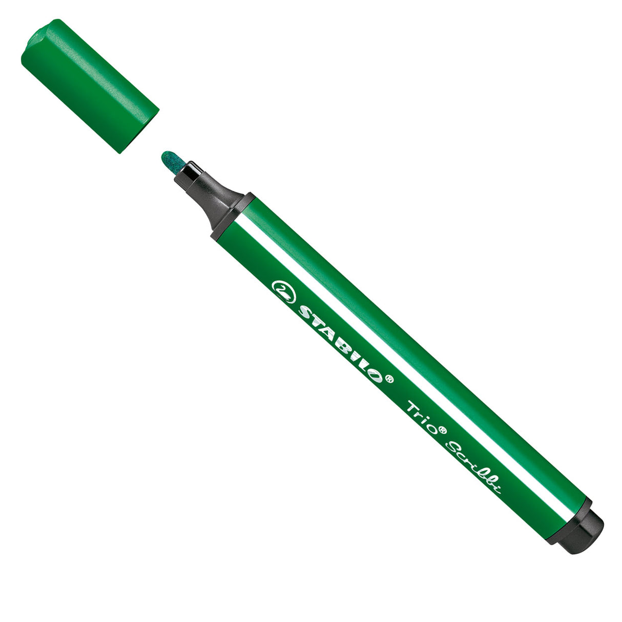 STABILO TRIO SCRIBBI - FELT-Sift with Experience Point - Green