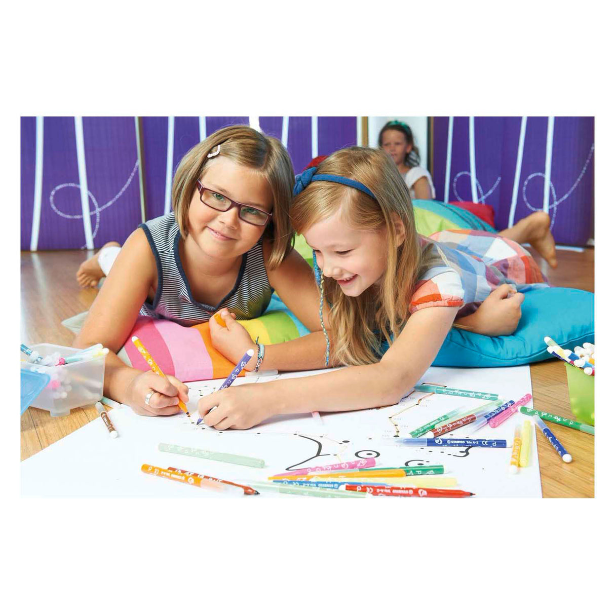 Stabilo trio a-z - feutre - lot de 24 pièces