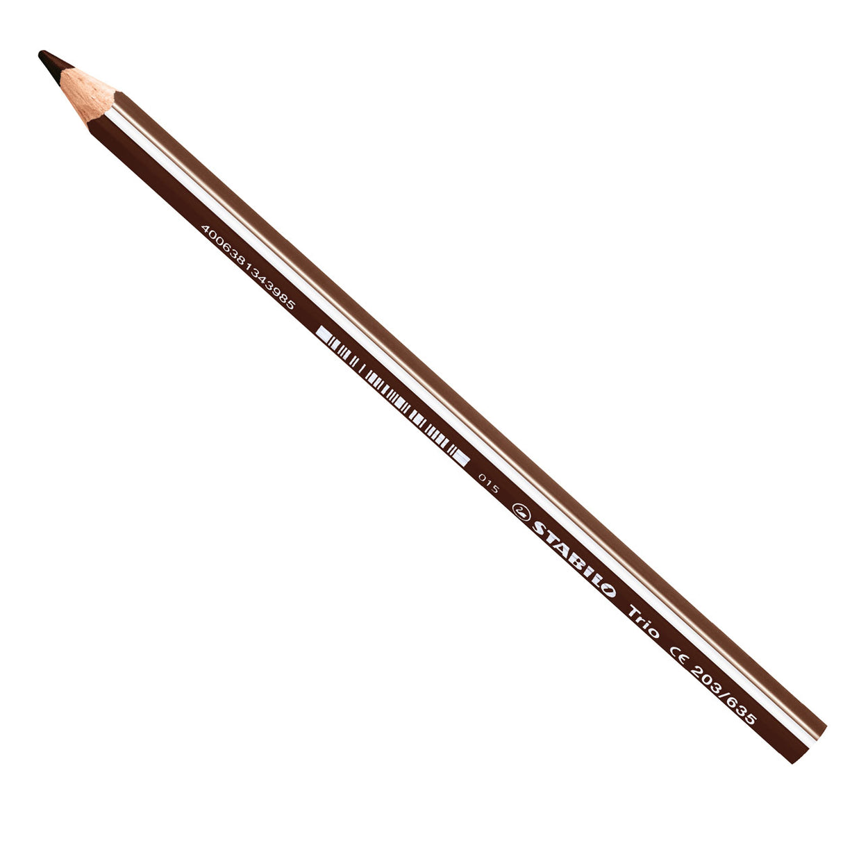 Stabilo trio épais - crayon de couleur triangulaire épais - marron foncé