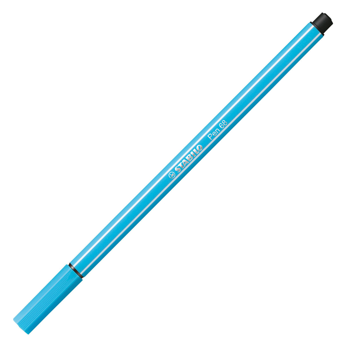Stylo Stabilo 68 - feutre - bleu azur (68 57)