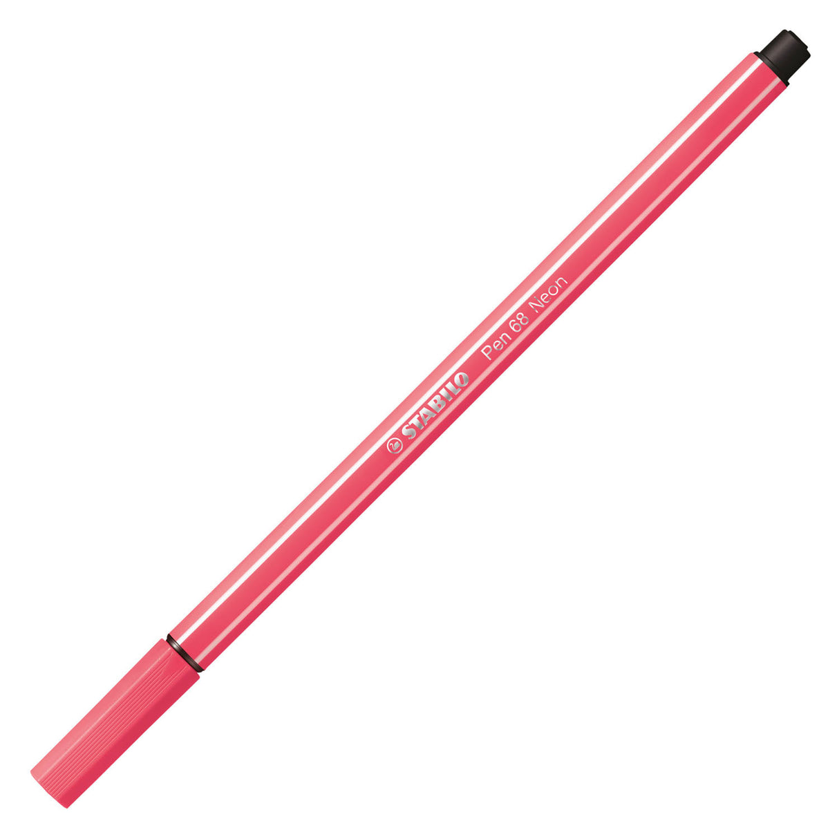 Stylo Stabilo 68 - feutre - rouge fluo (68 040)
