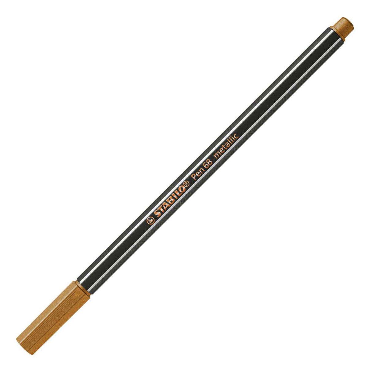 Stylo Stabilo 68 métallisé - feutre - cuivre (68 820)