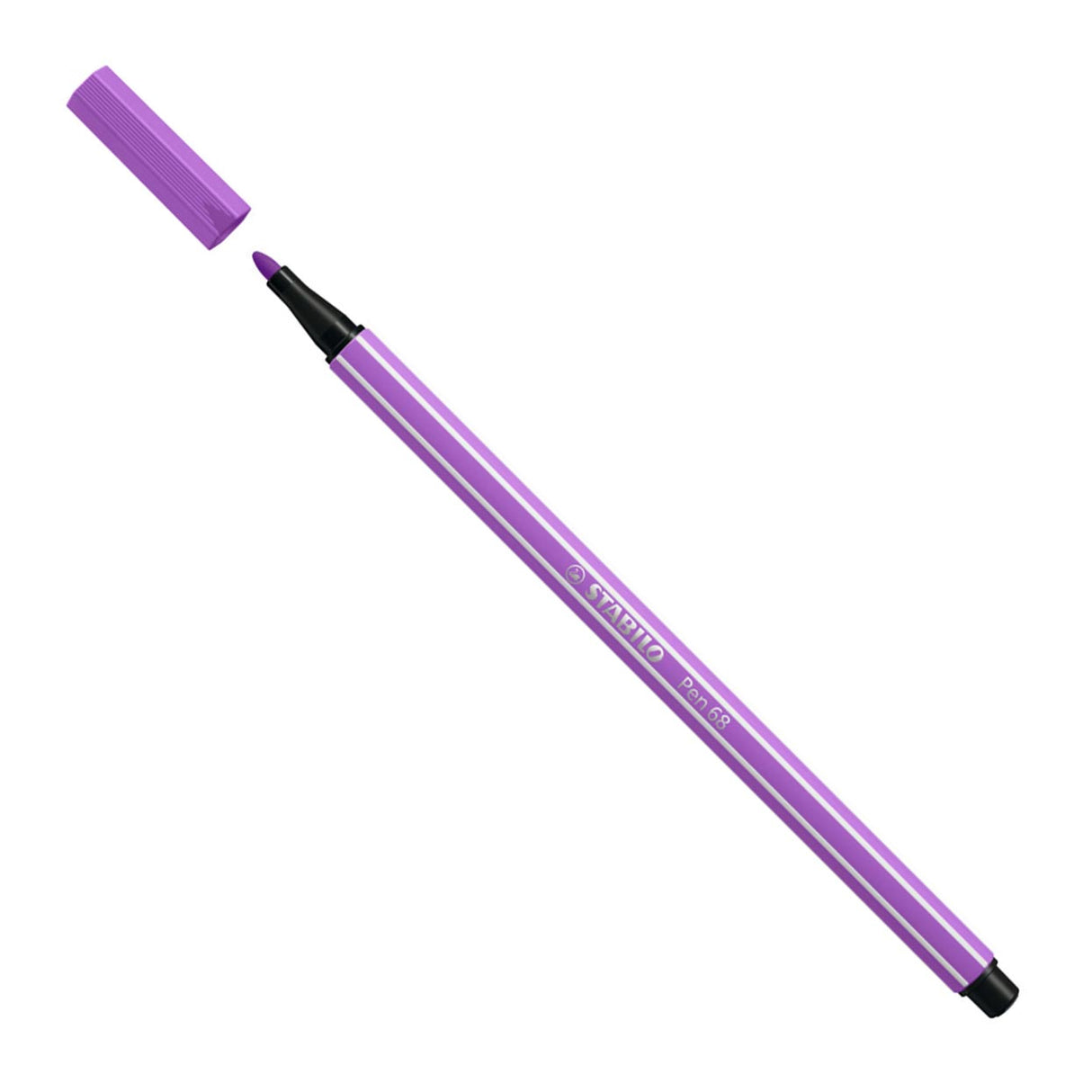 Stylo Stabilo 68 - feutre - violet prune (68 60)
