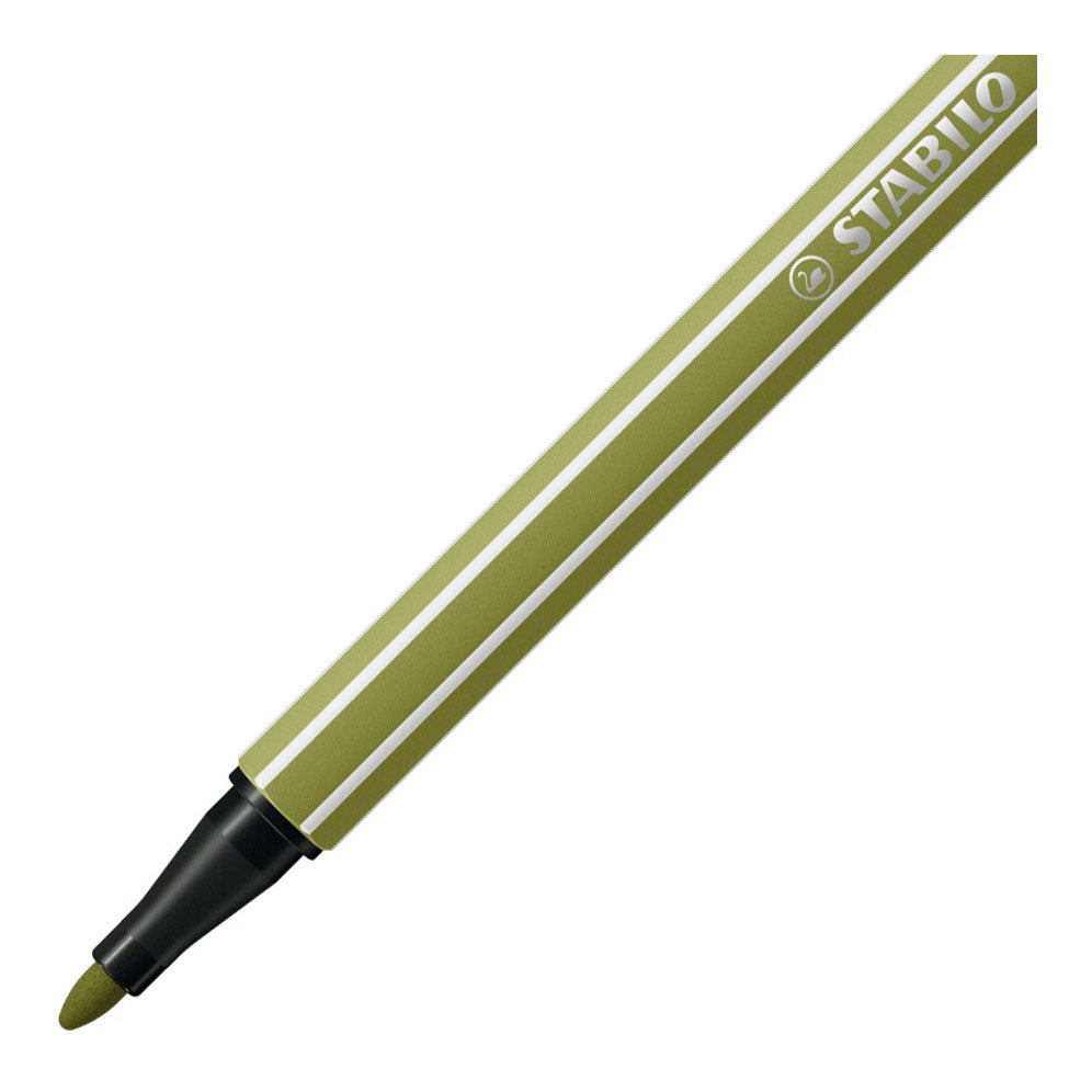 Stylo Stabilo 68 - feutre - vert boue (68 37)