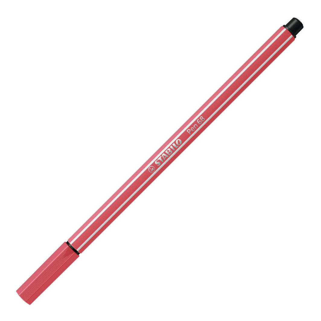 Stylo Stabilo 68 - feutre - rouge rouille (68 47)
