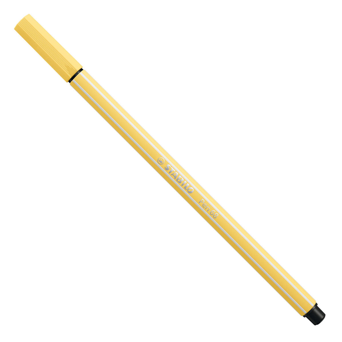 Stylo Stabilo 68 - feutre - jaune clair (68 23)