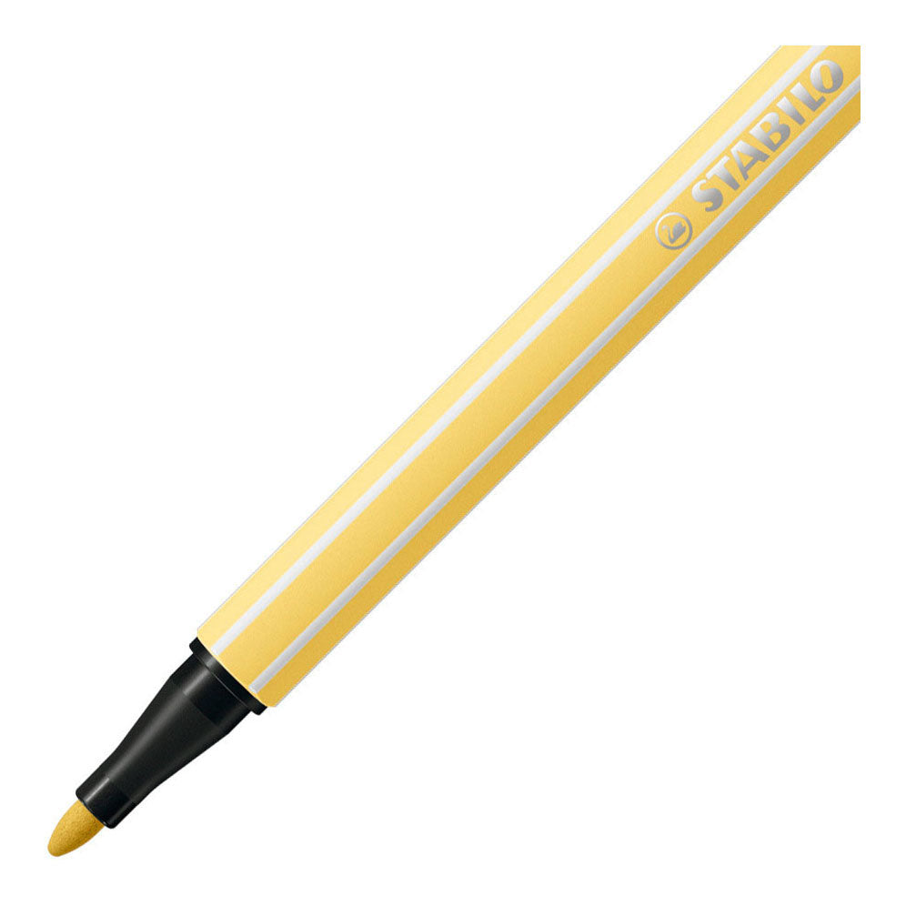 Stylo Stabilo 68 - feutre - jaune clair (68 23)