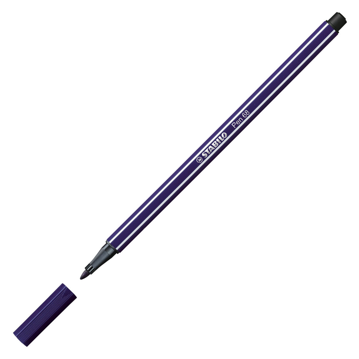 Stylo Stabilo 68 - feutre - bleu de Prusse (68 22)