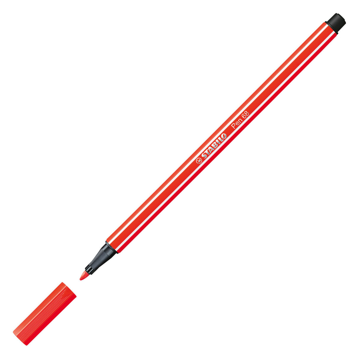 Stylo Stabilo 68 - feutre - rouge clair (68 40)