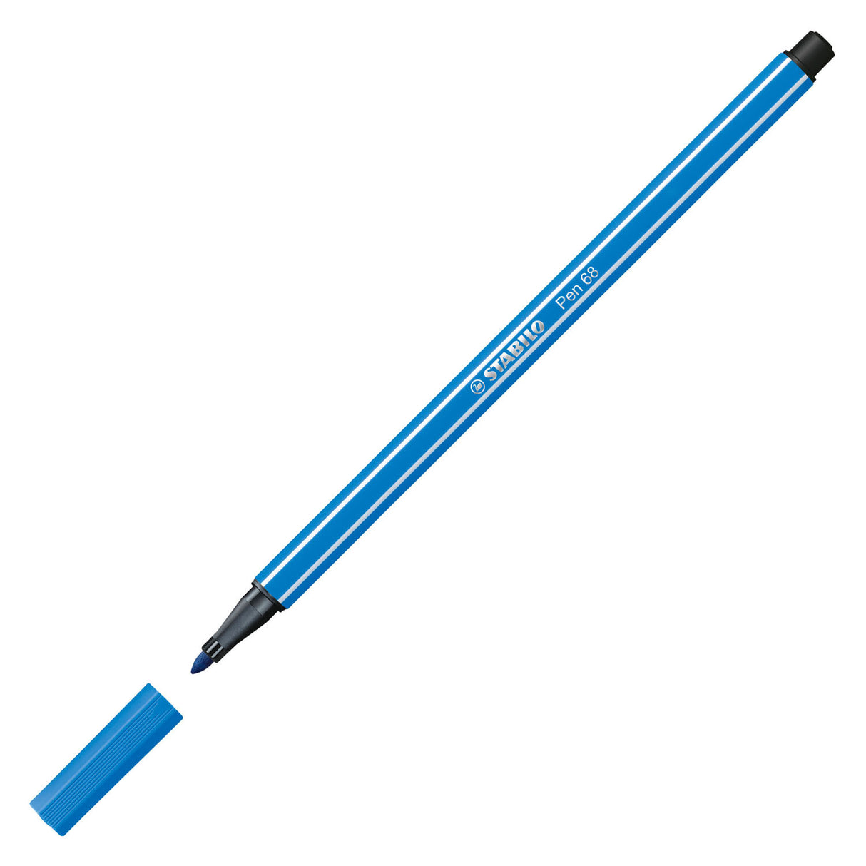 Stylo Stabilo 68 - feutre - bleu foncé (68 41)