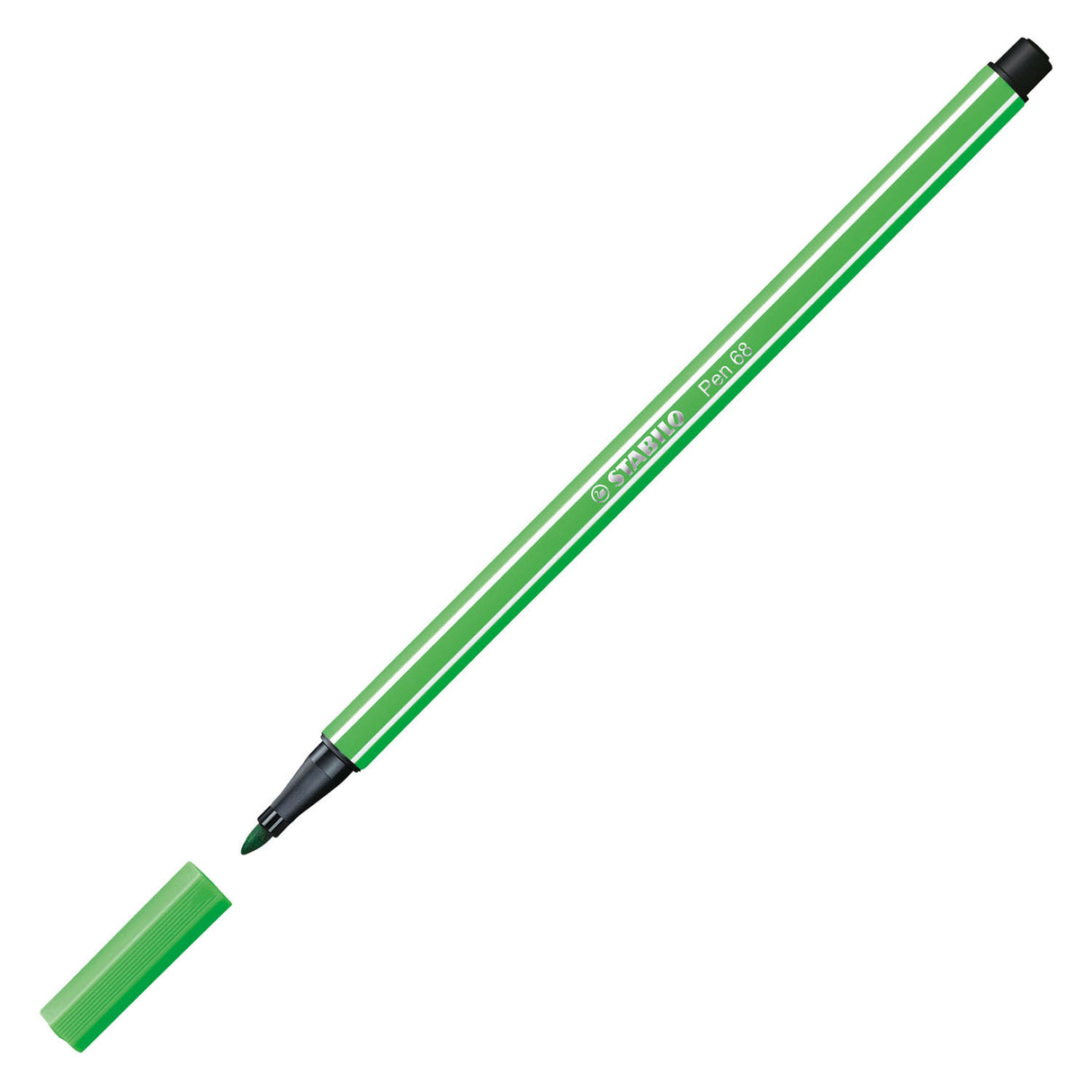 Stylo Stabilo 68 - feutre - vert feuille (68 43)