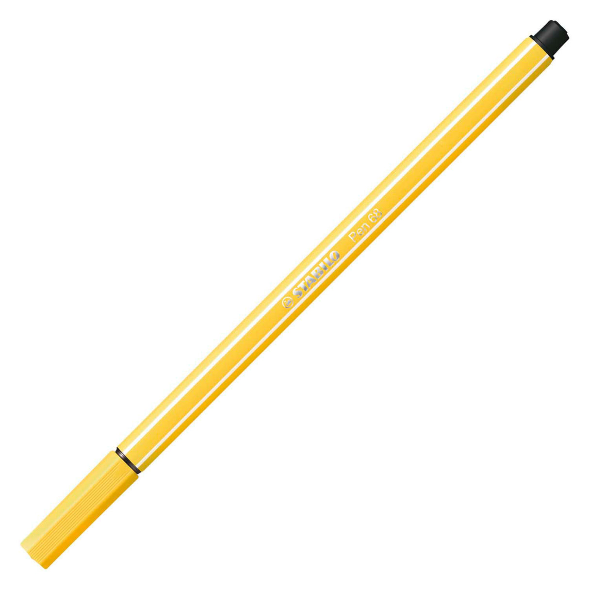 Stylo Stabilo 68 - feutre - jaune (68 44)