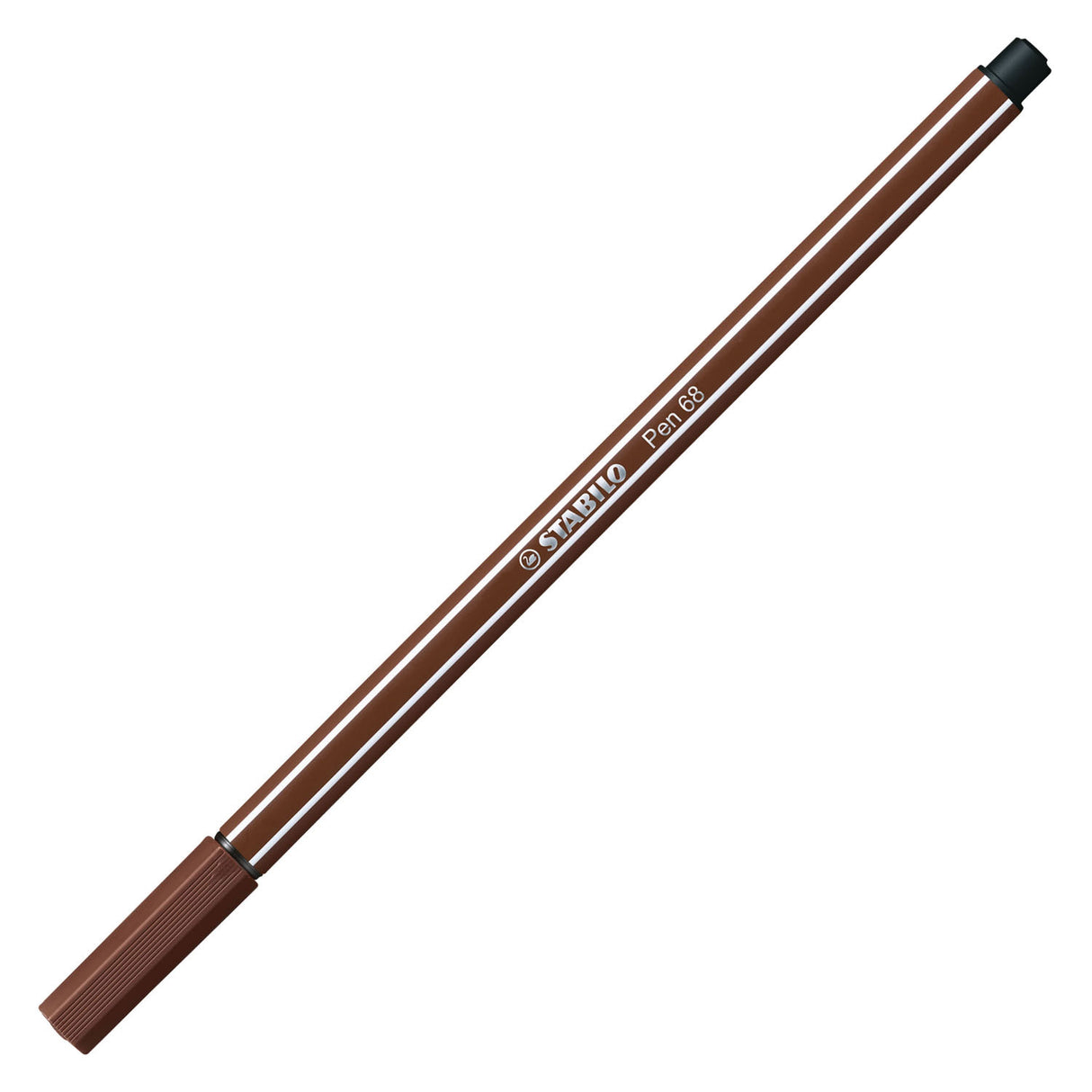 Stylo Stabilo 68 - feutre - marron (68 45)