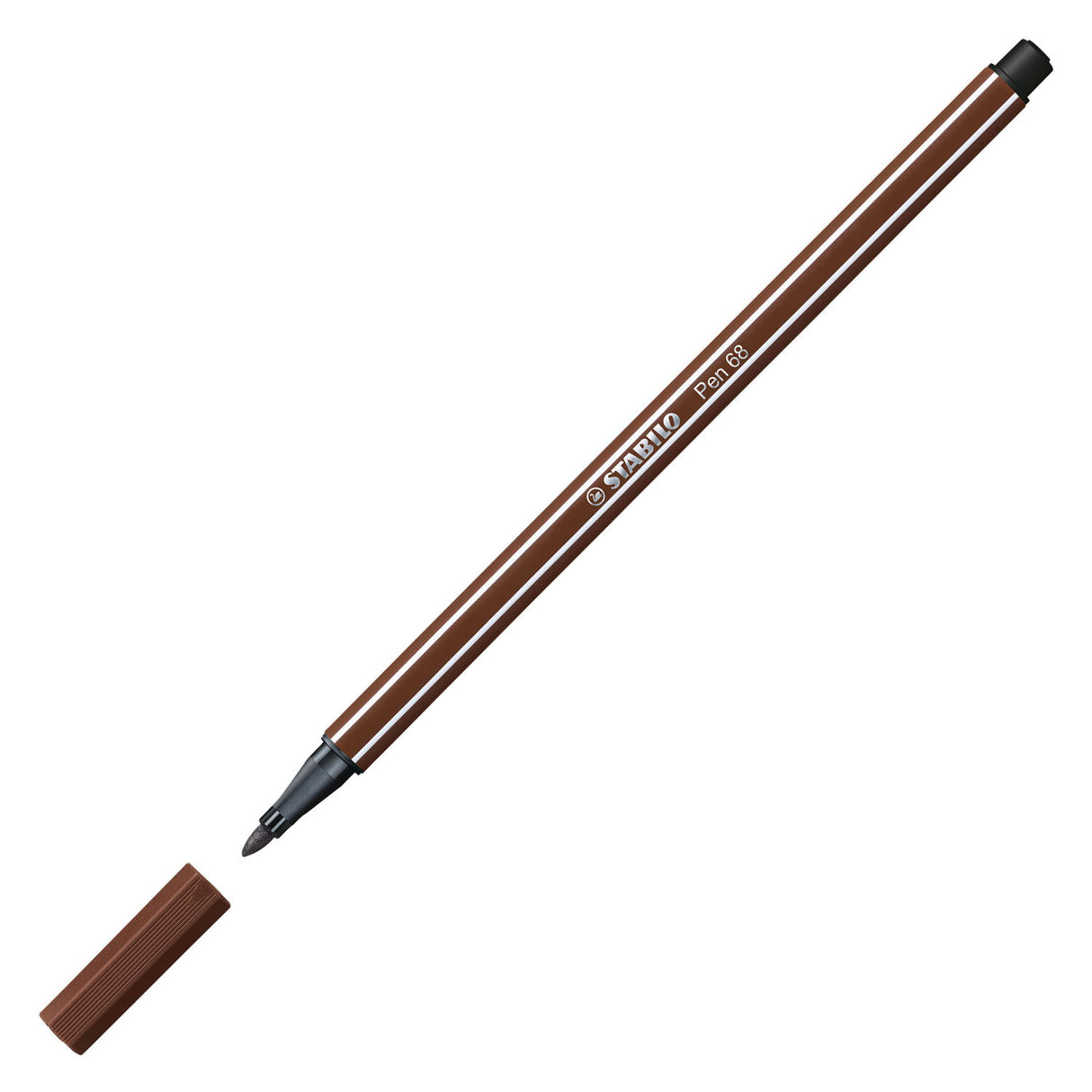 Stylo Stabilo 68 - feutre - marron (68 45)