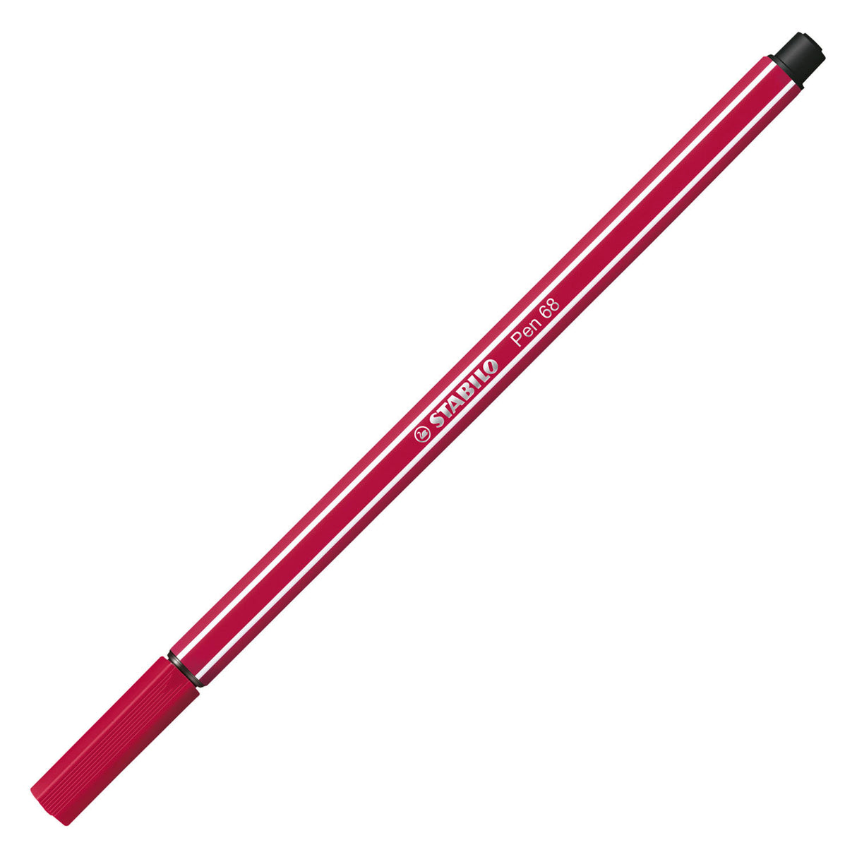Stylo Stabilo 68 - feutre - rouge foncé (68 50)