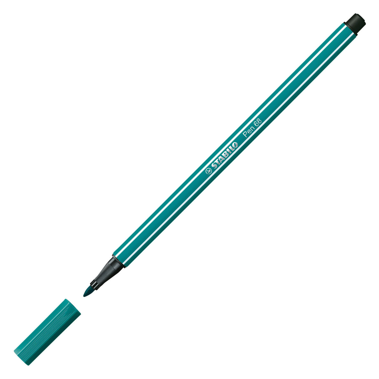 Stylo Stabilo 68 - feutre - bleu turquoise (68 51)