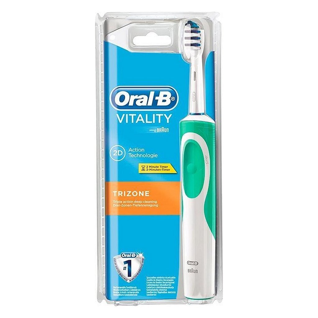 Oral-B Oral-B Vitality TriZone Brosse à dents électrique vert blanc