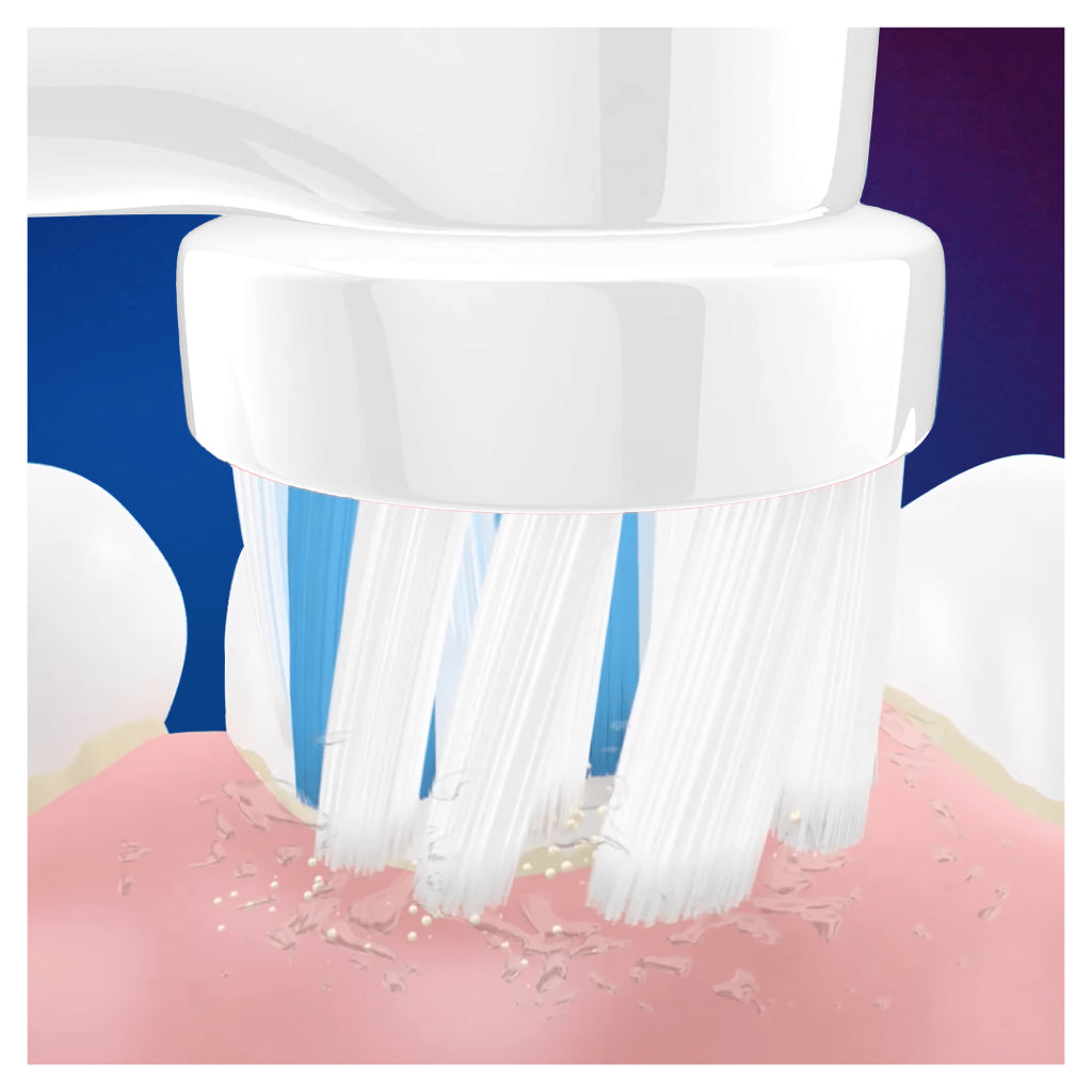 Oral-b kids disney congelé 2 brosse à dents électrique bleu blanc