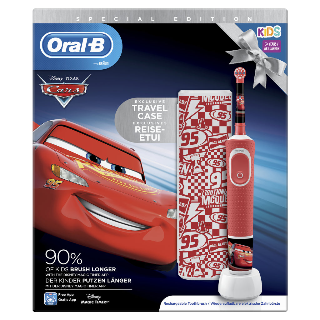 Oral-B Oral-B Disney Brosse à Dents Électrique Rouge Blanc