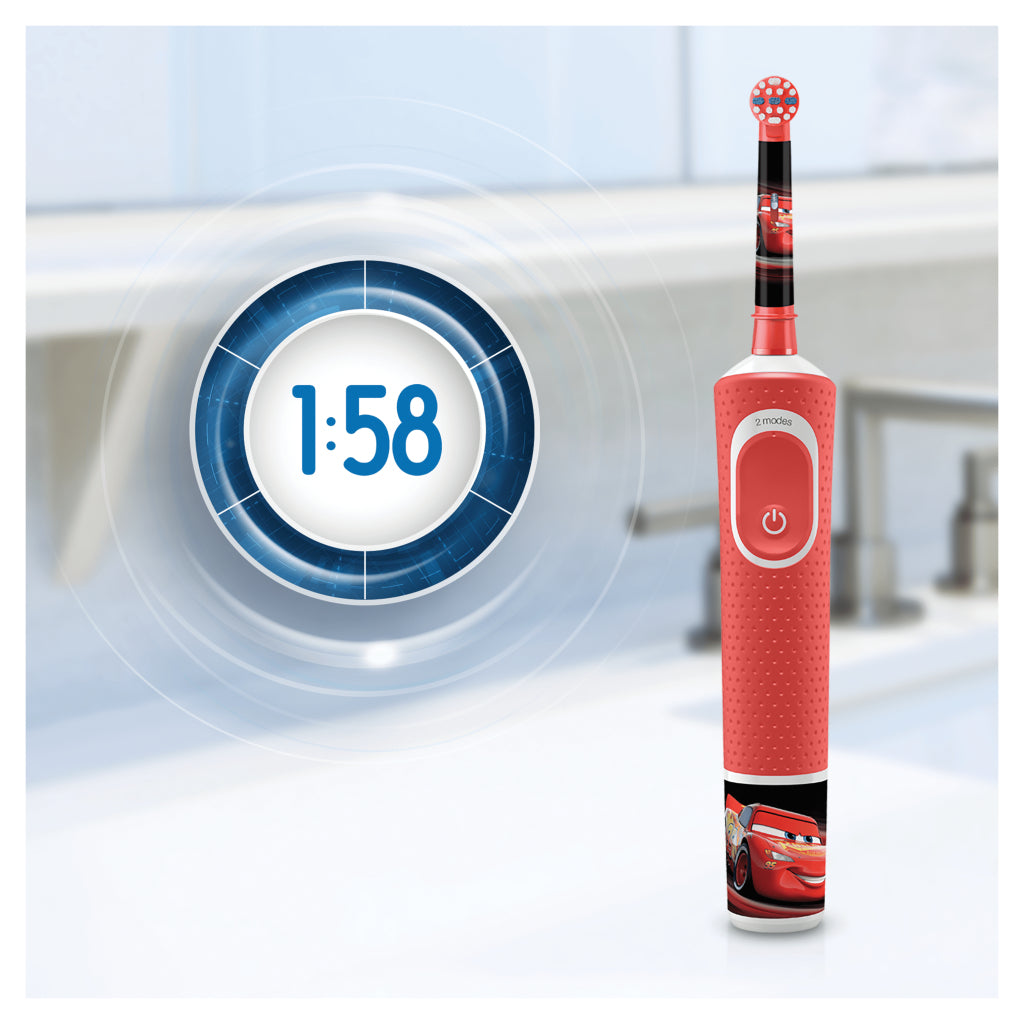 Oral-B Oral-B Disney Brosse à Dents Électrique Rouge Blanc