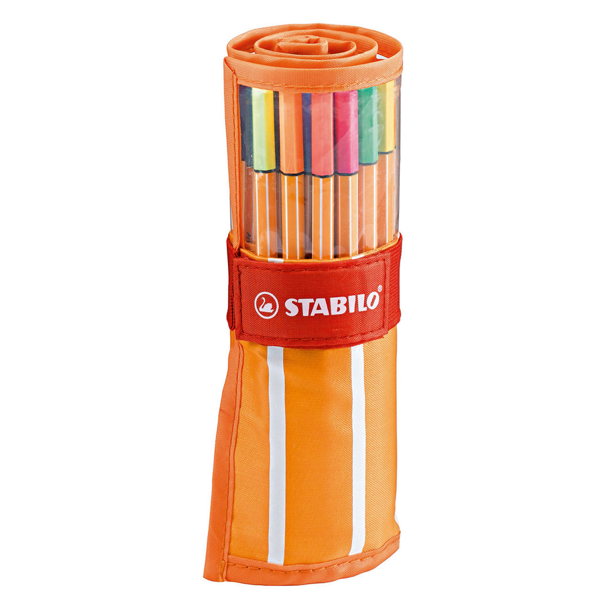 Stabilo point 88 - feutre fin 0,4 mm - jeu de rouleaux - coffret de 30 pièces - avec 25 couleurs standards + 5 couleurs néon